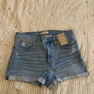 NWT Madewell High-Rise Denim Shorts